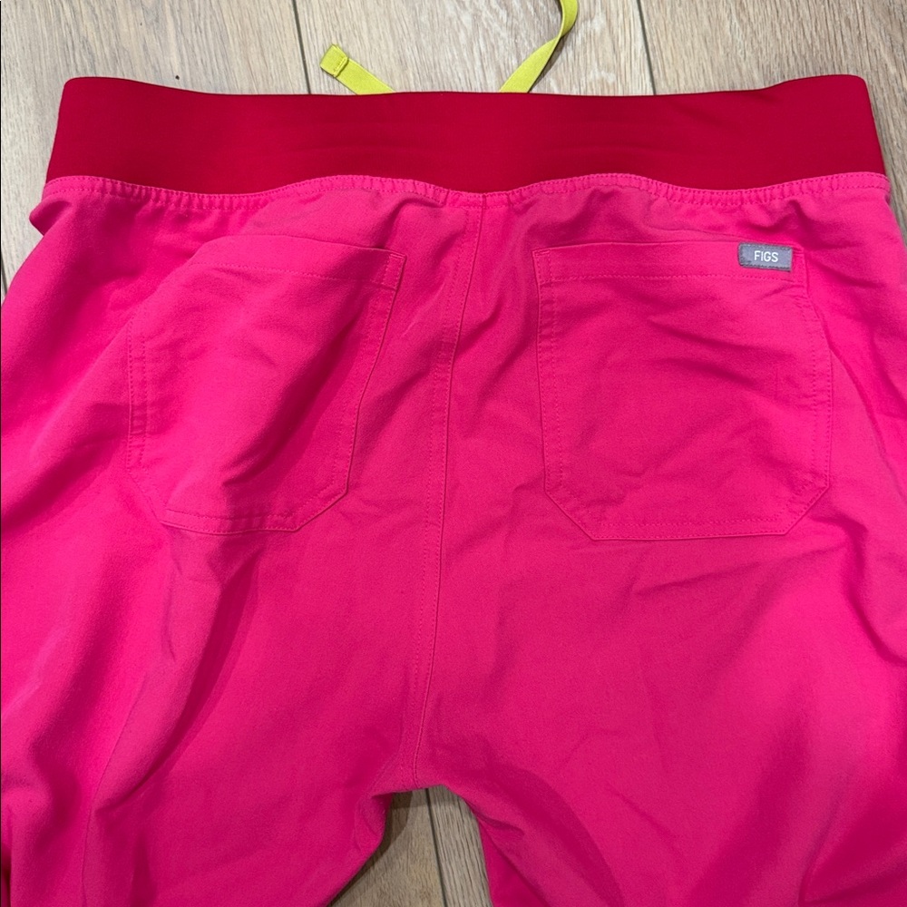 Figs Scrub Pants Shocking Pink size L - Picture 5 of 6